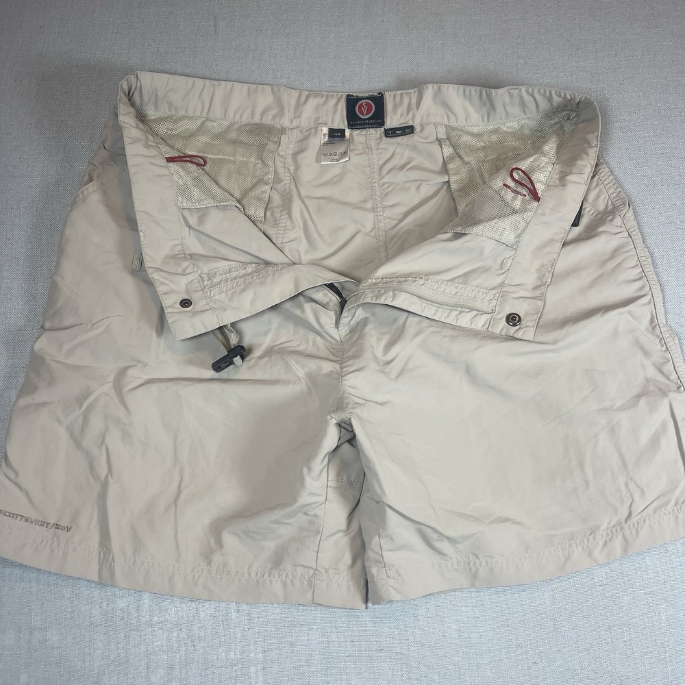 SCOTTeVEST Shorts Men's 40 Khaki TEC Belted Pockets Outdoors Nylon 7" Inseam - Picture 7 of 13